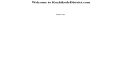 Desktop Screenshot of kozhikodedistrict.com